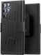 DuraClip Designed for Samsung Galaxy S22 Ultra Slim Phone Case with Holster, Belt Clip Case