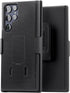 DuraClip Designed for Samsung Galaxy S22 Ultra Slim Phone Case with Holster, Belt Clip Case