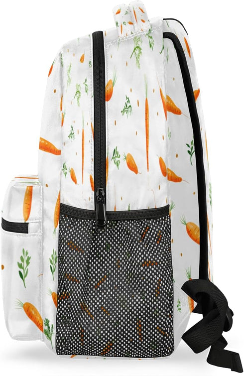Aglebo Backpack Backpack 16x11.4x8 inch Daypack Pack Funny Carrot Travel for Men Women Casual Cute Laptop Lightweight