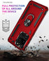 ADDIT Phone Case for Samsung S20 Ultra, Military Grade Heavy Duty Protection with Ring Holder Stand, Support Magnet Car