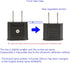 220 to 110 Travel Adapter (Korea to USA) Set of 2