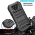 Nakedcellphone Black Tactical Armor Case for Kyocera DuraForce Ultra 5G UW (E7110) - Rugged, Anti-Shock, with Hand