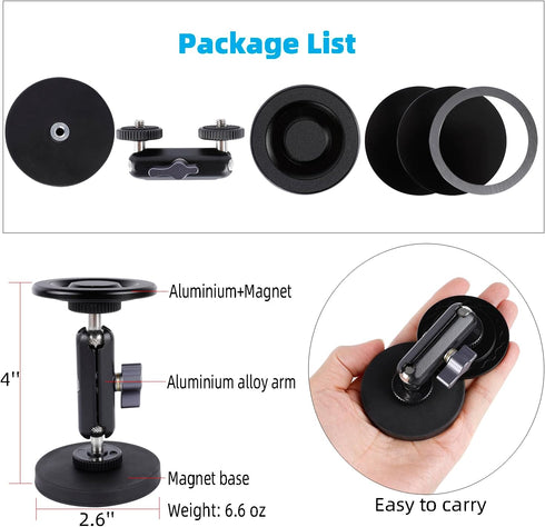 Leenconghui 16 15 14 13 360 Gym Magnetic Phone Holder for MagSafe, Dual Magnetic Phone Mount for Gym Attach to Metal
