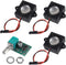 3pcs 3 Watt 8 Ohm Mini Speaker Full-Range Cavity for Mobile Portable Advertising Machine (with Separating Interface)