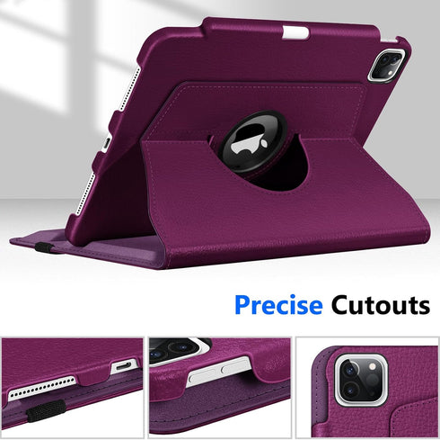 Fintie Rotating Case for iPad Pro 11-inch (4th / 3rd Generation), 360 Degree Swiveling Stand Cover with Pencil Holder