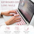 Luxe Louise 13"/14"/15"/16" 2020-2025 Keyboard Cover for Long Nails, Acrylic Gel Nails - Silicone Keyboard Protector