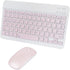Bluetooth Wireless Keyboard and Mouse Combo, Ultra-Slim Ergonomic Small Rechargeable Bluetooth Keyboard Mouse Set for