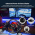 Mini Bluetooth Amplifier for Passive Speakers, Home Audio Receiver & Amplifier, 50W+50W Stereo, AUX/Bluetooth Input,