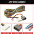 2002-2004 RED WOLF Car Factory Amplifier Bypass Wiring Harness Fit for Dodge Ram OEM AMP Wire Cable Plug Connector