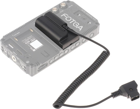 FocusFoto NP-F550 Dummy NP-F970 NP-F570 NP-F750 NP-F770 F960 D-Tap Connector to Full Decoded Battery Adapter Cable