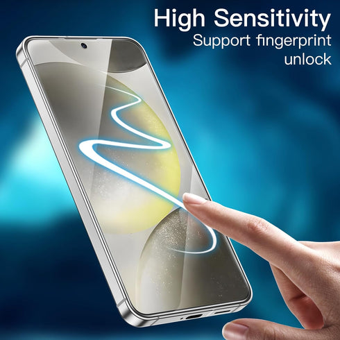JETech Screen Protector for Samsung Galaxy S24 6.2-Inch, 2-Pack with Camera Lens Protector, HD Clear