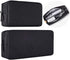 imComor Universal Electronics Accessories Case - 2-Pack Portable Soft Carrying Case Bag Wire Cable Organizer for Hard