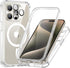 ESR Armor Series Case Set for iPhone 15 Pro Max, Clear, MagSafe Compatible, Full-Coverage, Scratch Resistant, Lens
