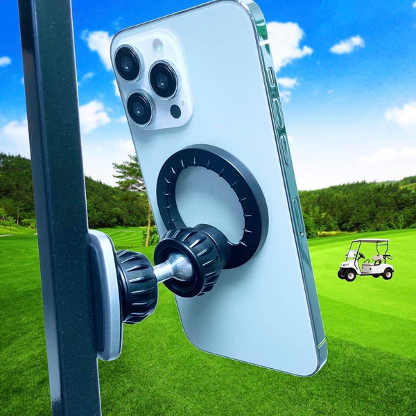 Magnetic Golf Cart Phone Holder for MagSafe, iPhone Holder Mount Compatible with iPhone 15/14/13/12 Series