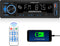 UNITOPSCI Single Din Bluetooth Multimedia Car Stereo Radio, Bluetooth Hands-Free Calling, FM Radio, AUX in/Dual USB