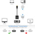HDMI to VGA Adapter, Uni-Directional Gold-Plated (Male to Female) for Computer, Laptop, Monitor, Projector, Black
