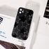 Compatible Black&White Star iPhone 11 Case, Cute Cool Design for Girls Women, Soft TPU Shockproof Protective