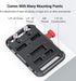 SmallRig Mini V Mount Battery Plate, V-Lock Mount with Crab-Shaped Clamp for Camera Power Supply - 2989