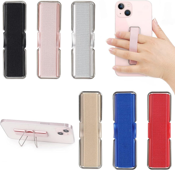 Phone Grip, CISID 6 Pcs Strap with Stand Cell Phone Holder for Hand, Suitable for iPhone Samsung and Most Smartphones