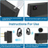 Airplane Bluetooth Audio Adapter, Wireless Headphones and 3.5mm Aux Jack, Bluetooth 5.3 Transmitter Receiver for TV,