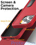 AICase iPhone 12 Pro Max: Rugged Heavy Duty Case with Built-in Kickstand, Glass Screen Protector & Camera Lens.