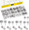 Mardatt 100Pcs Battery Springs AA, Battery Negative and Positive Nickle Plated Conversion Spring