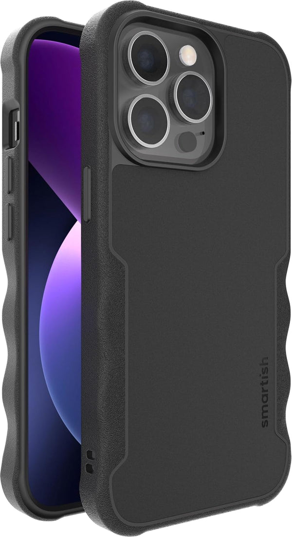 Smartish iPhone 13 Pro Protective Magnetic Case - Gripzilla Compatible with MagSafe, Rugged Heavy Duty Cover