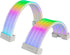TECWARE Flex RGB PSU Extension Cable Cover Kit, Light Up LED Strip Set for GPU and Motherboard PC Cables