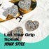 On The Grip OnTheGrip Cute Cubic Diamond Heart Shape Design Collapsible Expandible Mobile Phone Grip Stand Holder
