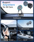 ILOUYU [15W 120+ LB 2800gf 360 17 16 15 14 13 12 iPhone Car Mount Charger Fast Wireless Charging, Strongest Suction