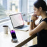 Marble Phone Stand, Luxurious Marble Holder for Cellphone Tablet, Desk Phone Stand with Non-Slip Silicone Dots
