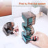 KIWIFOTOS 27 35 Set 2PCS AA & AAA Combo Battery Case Holder with Tester, Pegboard Wall Mount Battery Organizer