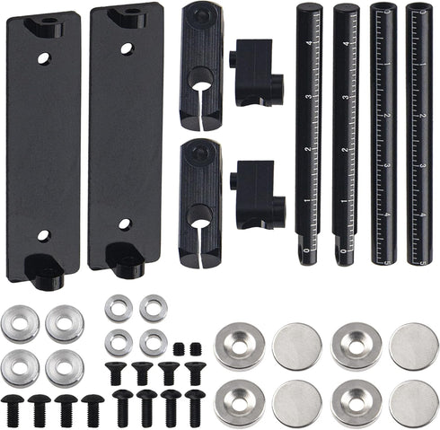 1Set D3 TT-01 TT-02 1/10 ShareGoo RC Magnetic Body Post Stealth Invisible Body Shell Mount Column Kit Compatible