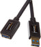 Amazon Basics USB 3.0 Extension Cable, 9.8-Foot High-Speed Data Transfer, Male to