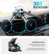 MagSafe Car Mount Charger - Wireless Car Charger with LED Light for Night Align, Strong Magnetic Holder