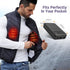 5V/2A 10000mAh Battery Pack for Heated Vest, USB Power Bank for Electric Heating Vests, Jackets, Hoodies (Not for 7.4V)