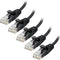 Cable Matters 10Gbps 5-Pack Snagless Cat 6 Ethernet Cable - 5ft, Slim