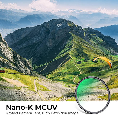K&F Concept 95mm MCUV Filter with 3 Cleaning Cloth for Camera Lens
