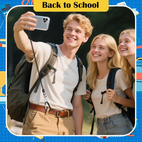 SHANSHUI Stretchable Phone Lanyard with Hook - Versatile Tether for Smartphones