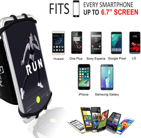 Universal Samsung Armband for Galaxy S25/S24/S23/S22/S21/S20/S10/A/J/Plus, Running Phone Holder