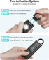 TECKNET 130dB Rechargeable Personal Safety Alarm Keychain with SOS Strobe Light for Women and Kids