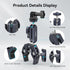 SMALLRIG Ballhead Magic Arm with Clamp and Adapter, Camera Mount Clamp for Gopro, Monitor Mount with 1/4"-20, 3/8"-16