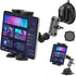 Aluminum Heavy Duty Tablet Mount for Car/Truck, 360 Adjustable 2-Stage Stand Holder for iPad Pro/Air/Mini