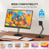 UPERFECT 1018.5 7575mm 360 4.4 lbs, Portable Magnetic VESA Stand, All-Aluminum Adjustable Arm for Devices, VESA
