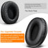 SOULWIT Replacement Earpads for Sony MDR-7506, MDR-V6, MDR-V7, MDR-CD900ST Headphones, Black Cushions with Foam