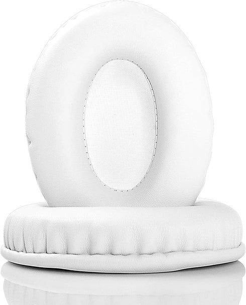 Replacement Earpad Cups Cushions for Zihnic Wireless Over-Ear Headset, Foam Ear Pad Covers (White)
