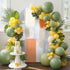 Jnbasdffb 7.2 Modern Orange Beige Wedding Arch Cover,Stretchy Spandex Arch Backdrop Stand Covers FT,Abstract Oil