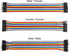 AITRIP 2PCS ESP-32 CP2102 Chip+2PCS 0.96 Inch I2C 12864 SSD1306 30pcs 20cm USB-C Development Board OLED IIC Display