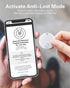 Reyke Key Finder - Bluetooth Luggage Tracker Tag for Keys, Wallet, Suitcase, Works with Apple Find My (White)