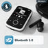 MP3 Player with Bluetooth and Sports Clip, Earbuds Included, Expandable to 128GB, HD Color Screen, 34 Hours Battery